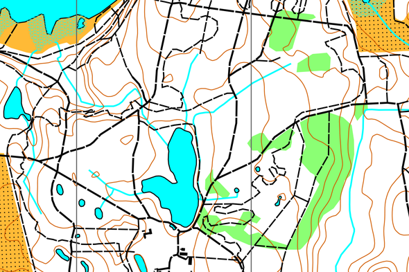 Kort over Boserup Skov