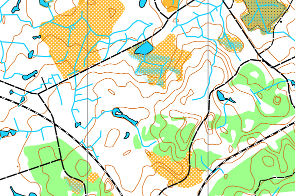 Kort over Gribskov - Hvidekilde