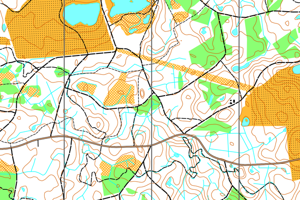 Kort over Tokkekøb Hegn